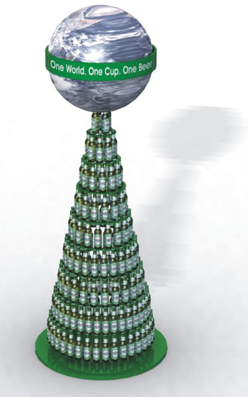 Heineken Floor Display